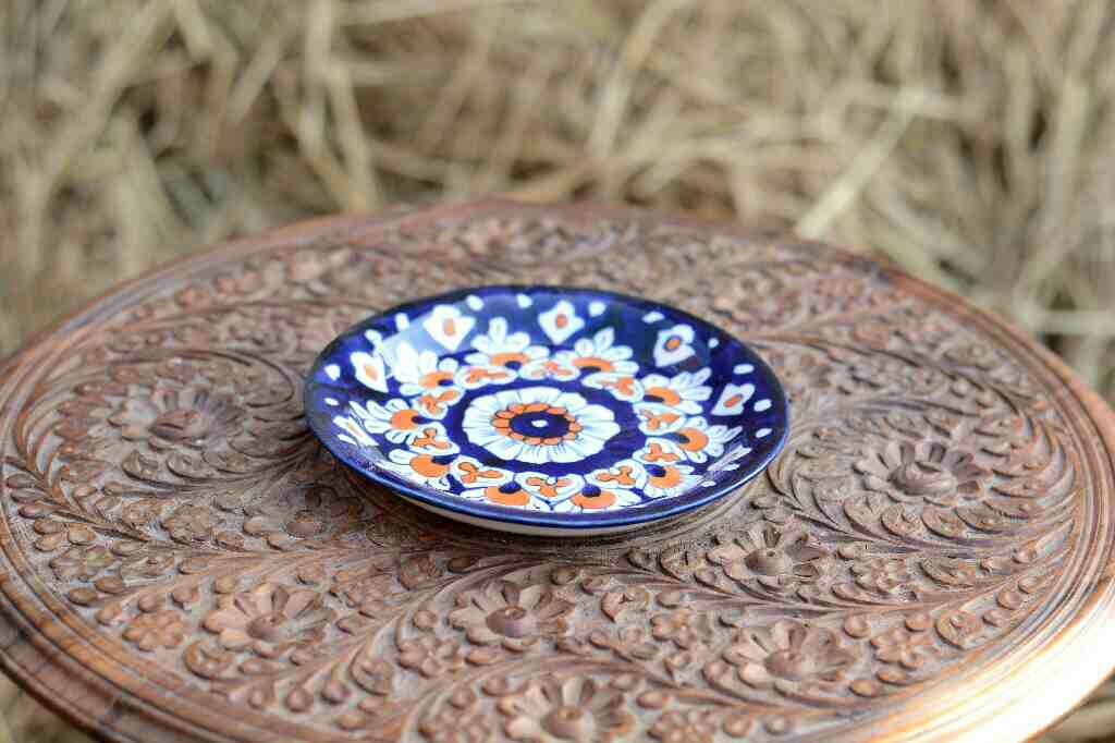 Blue Pottery Quarter Plate