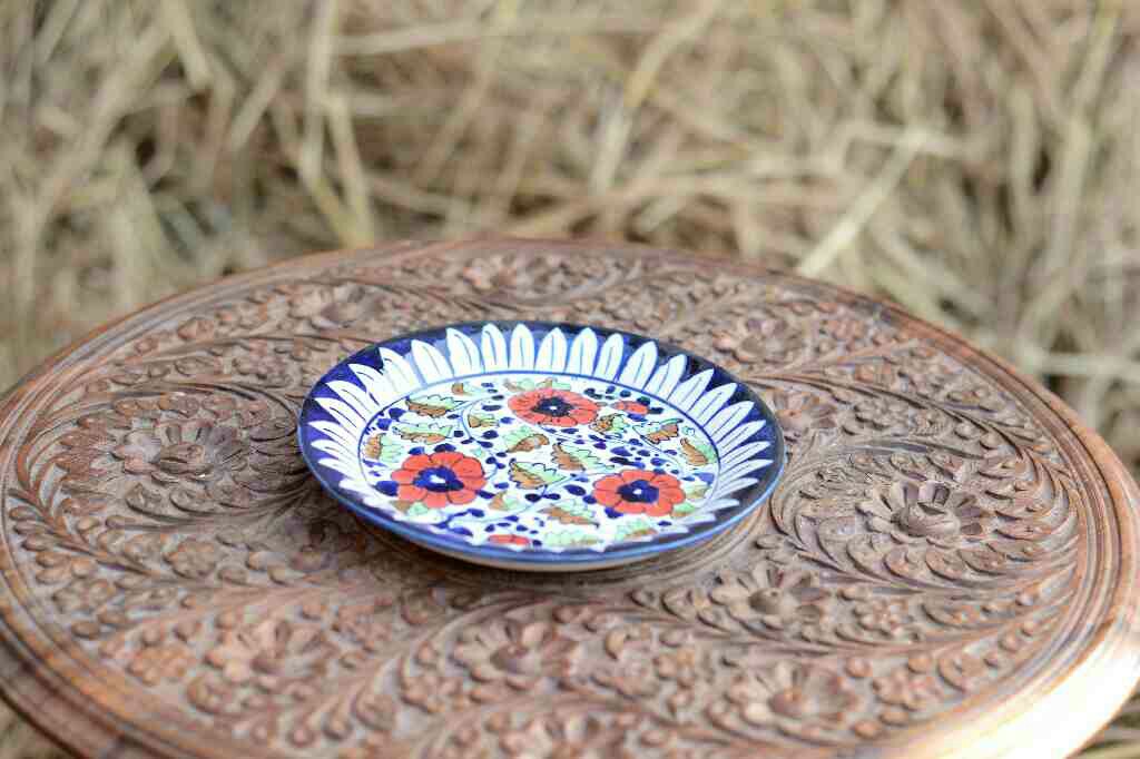 Blue Pottery Quarter Plate