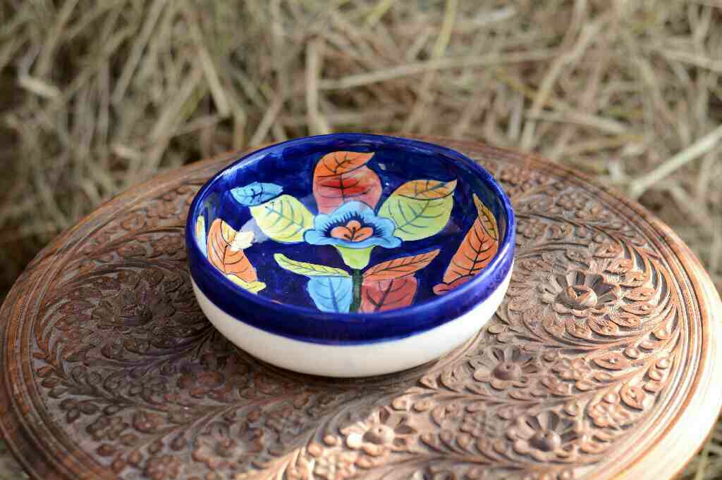 Blue Pottery Bowl