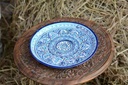 Blue Pottery Pizza Tray