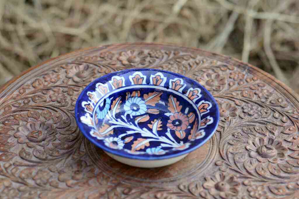 Blue Pottery Bowl