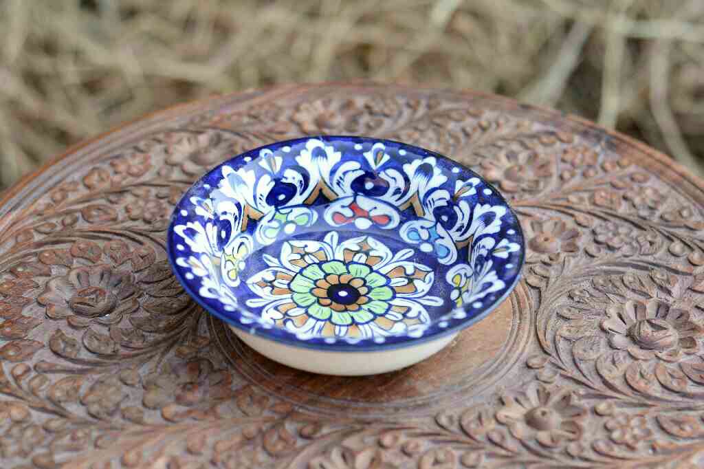 Blue Pottery Bowl