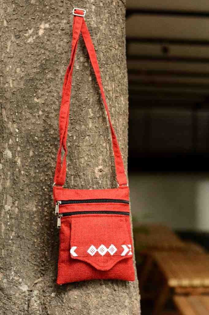 Hazara Phulkari Embroidered Handbag