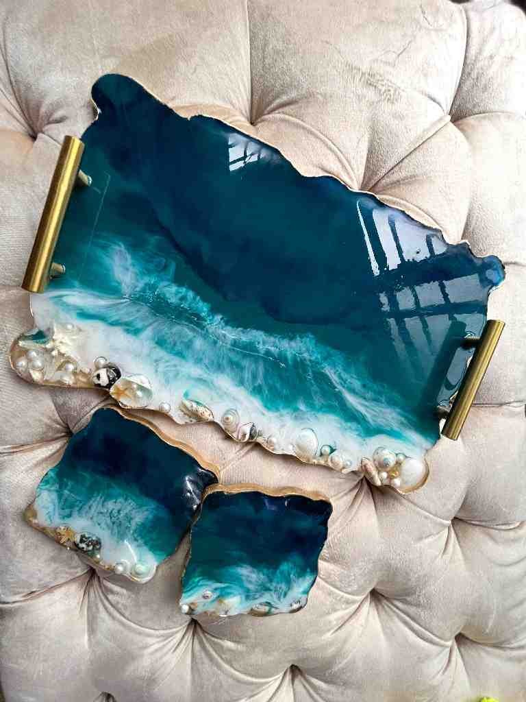 Resin Tray and Coasters