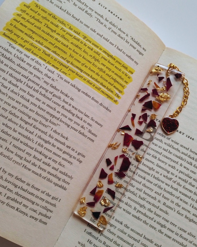 Rose & Gold Bookmark