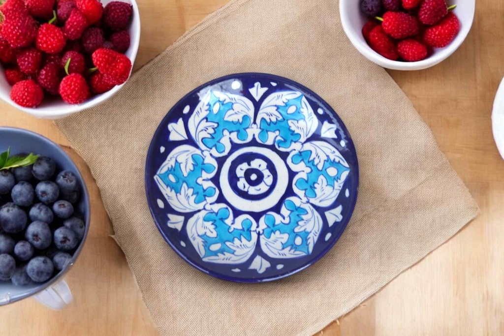 Blue Pottery Quarter Plate
