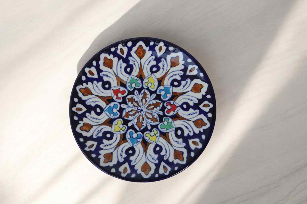 Blue Pottery Medium Plate