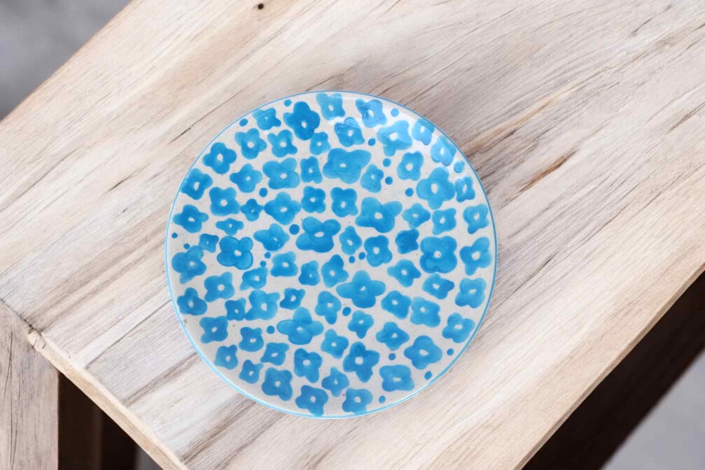 Blue Pottery Medium Plate
