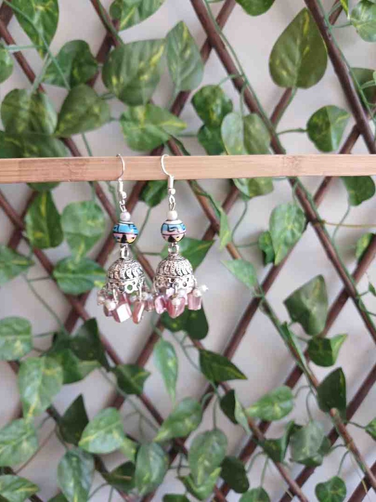 ceramic beads earrings 