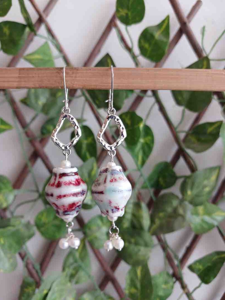Ceramic earrings 
