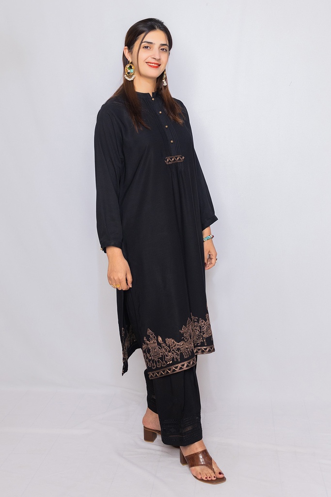 Traditional Embroidered Kurta