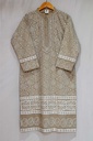 Beige Shadow Embroidered kurta