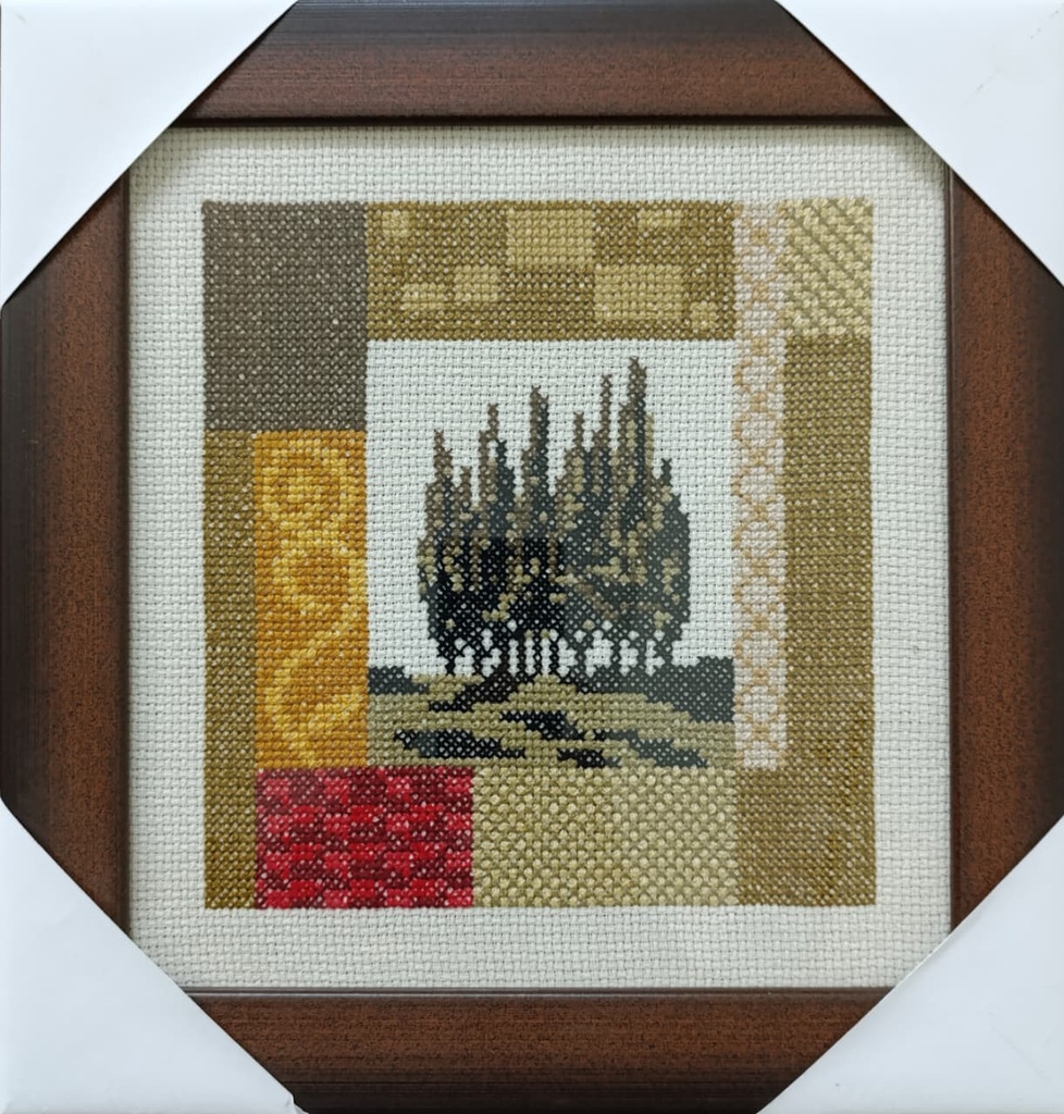 Quilted Cypress Landscape