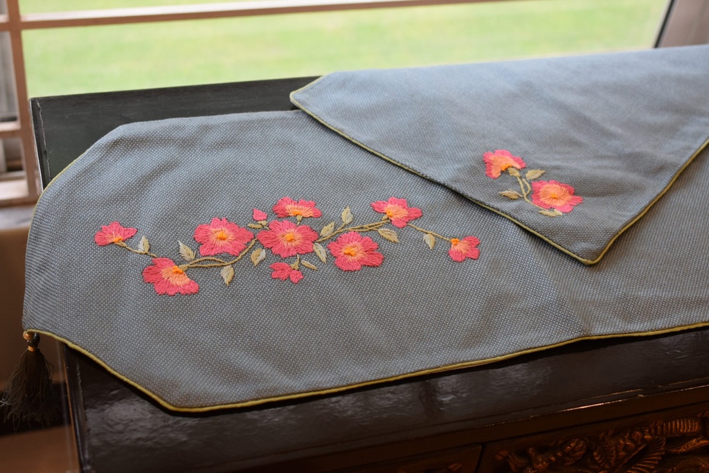 DS-29 Blue Jute Dining Set