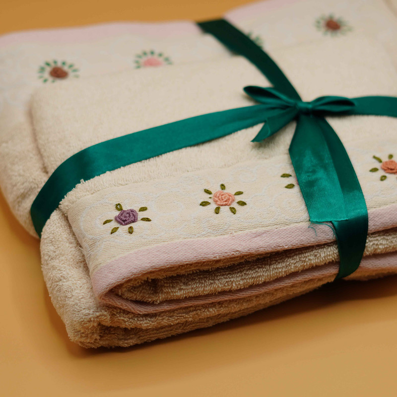 T-28 Peach Towels Set of 2