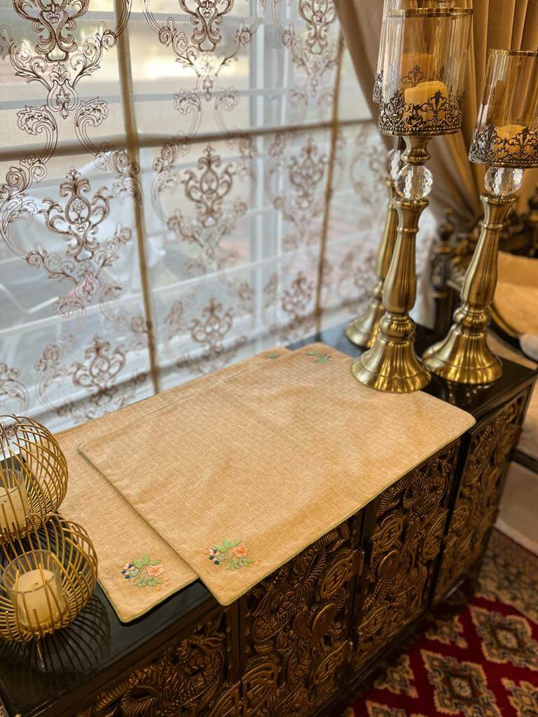 TM-32 Beige Jute Tray Mats