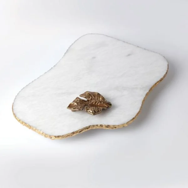 Abstract Platter – White