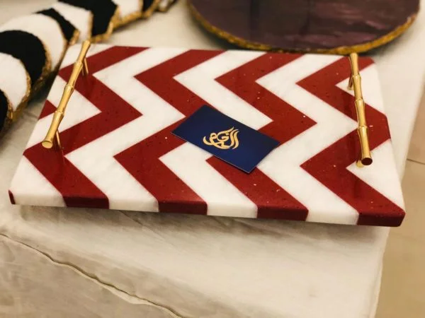 Marble Tray – Chevron
