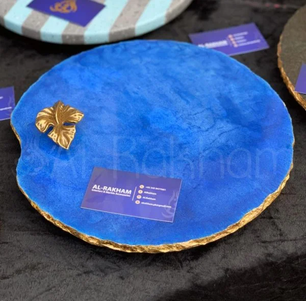 Leaf Platter – Blue