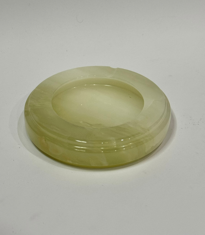 Onyx Round Green Ashtray