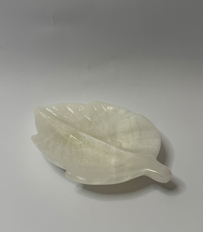Leaf Shaped Trinket With Veined Sections