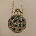 Festive handmade Clutch - Hexagon Emerald