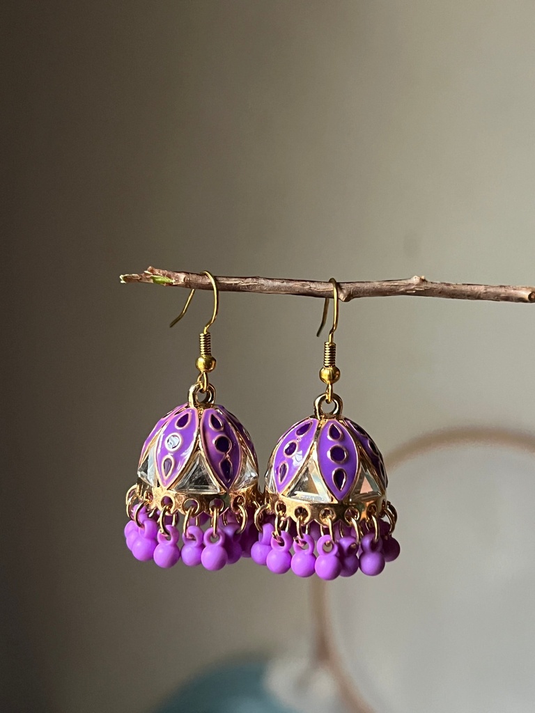 Lilac Jhumki