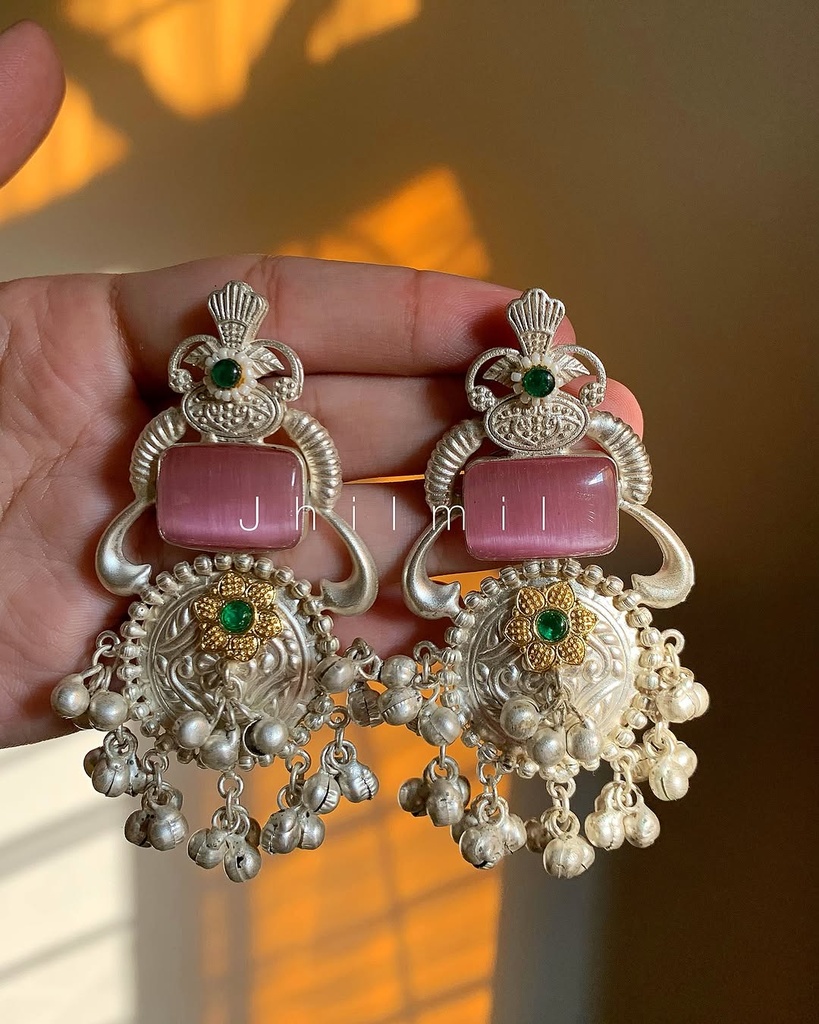 Silver Polish festive Earring