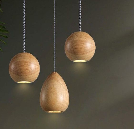 Wooden Pendant Lights