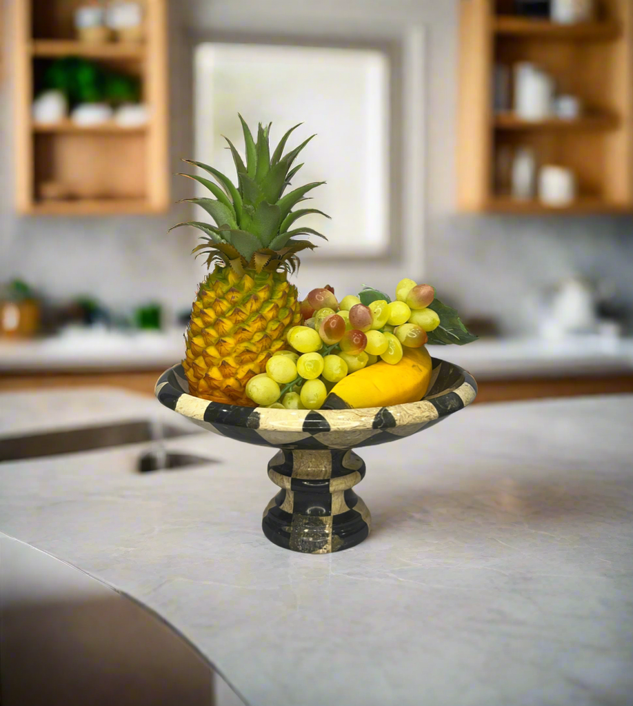 Marble Fruit Dish