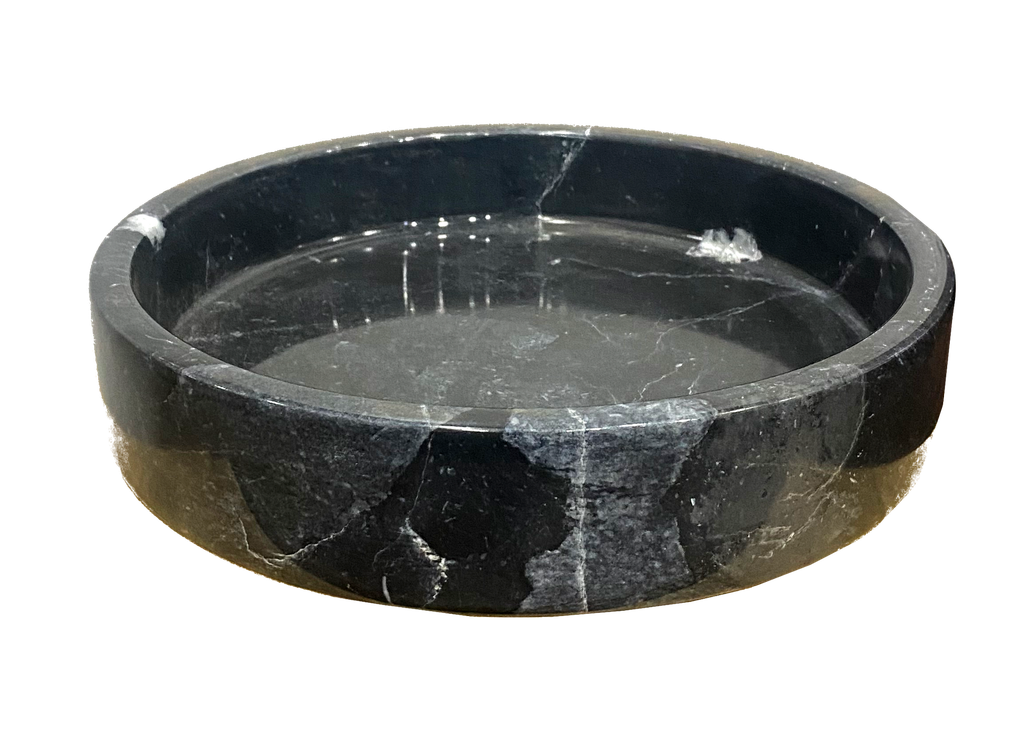 MARBLE - FLAT BOWL - 30cm