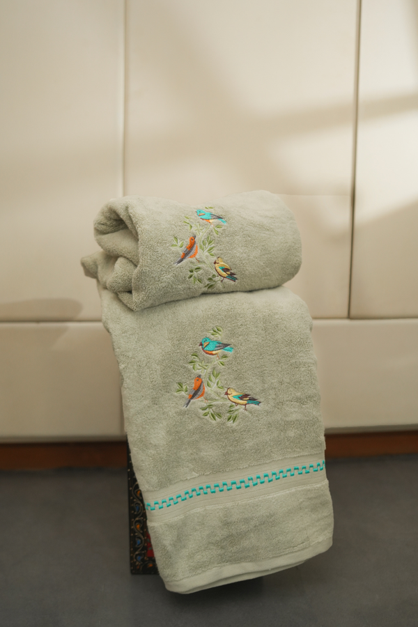 Sage Sparrow Towel