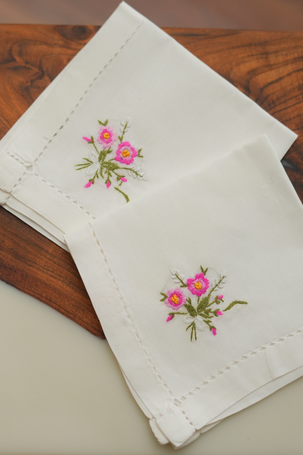 Pink Petal Tea Napkins