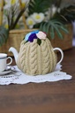 Flower Tea Cozy - Light Beige