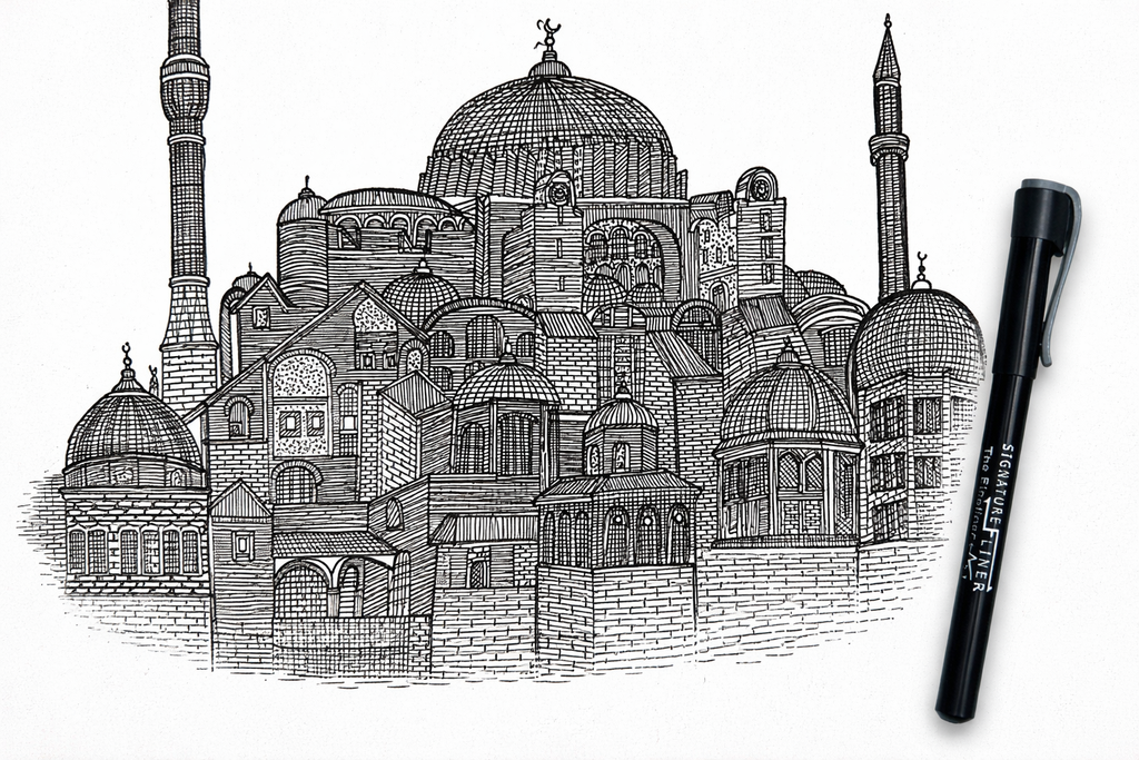 Illustration of Hagia Sophia