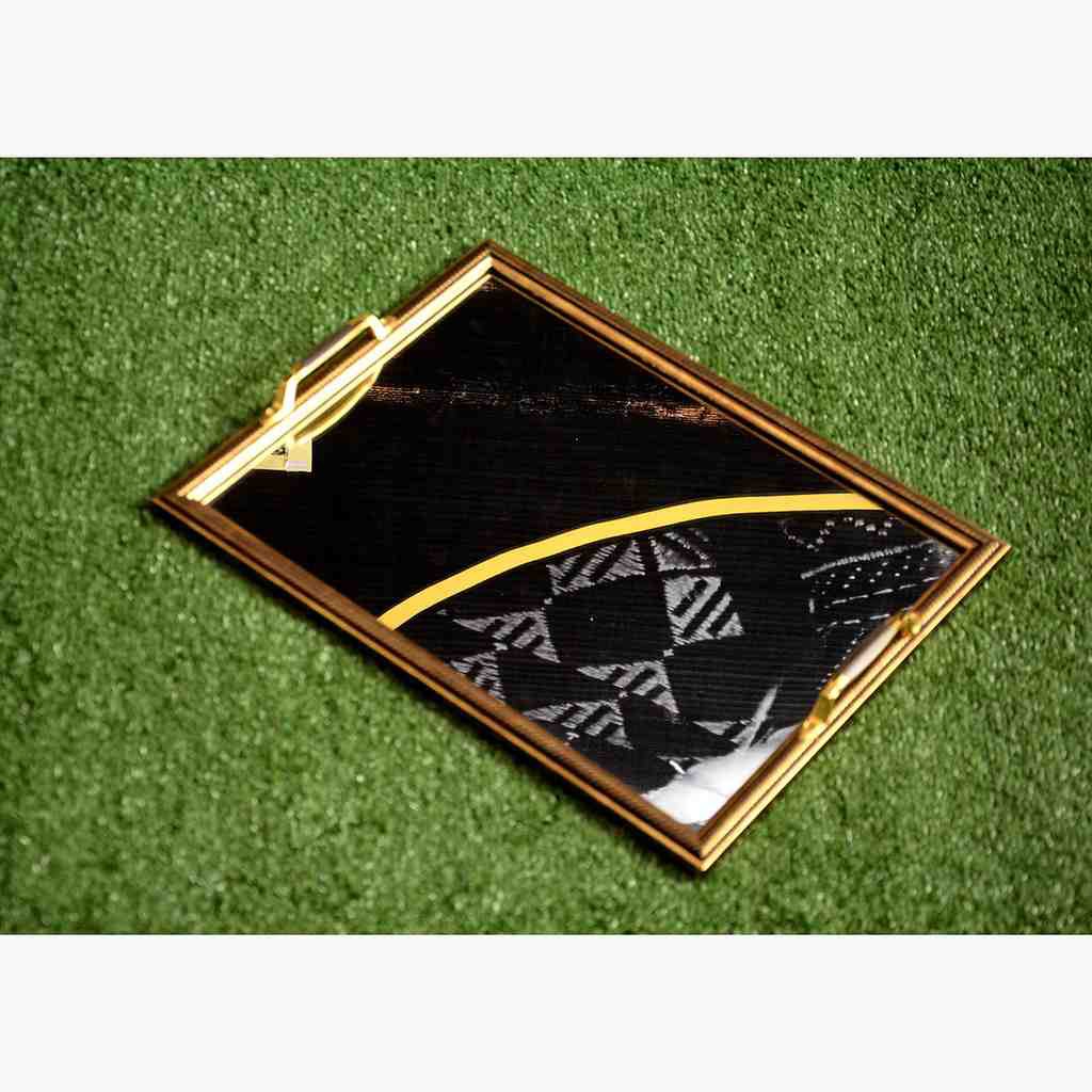 Handmade Wooden Tray - Black