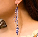 Beaded Chain Earring