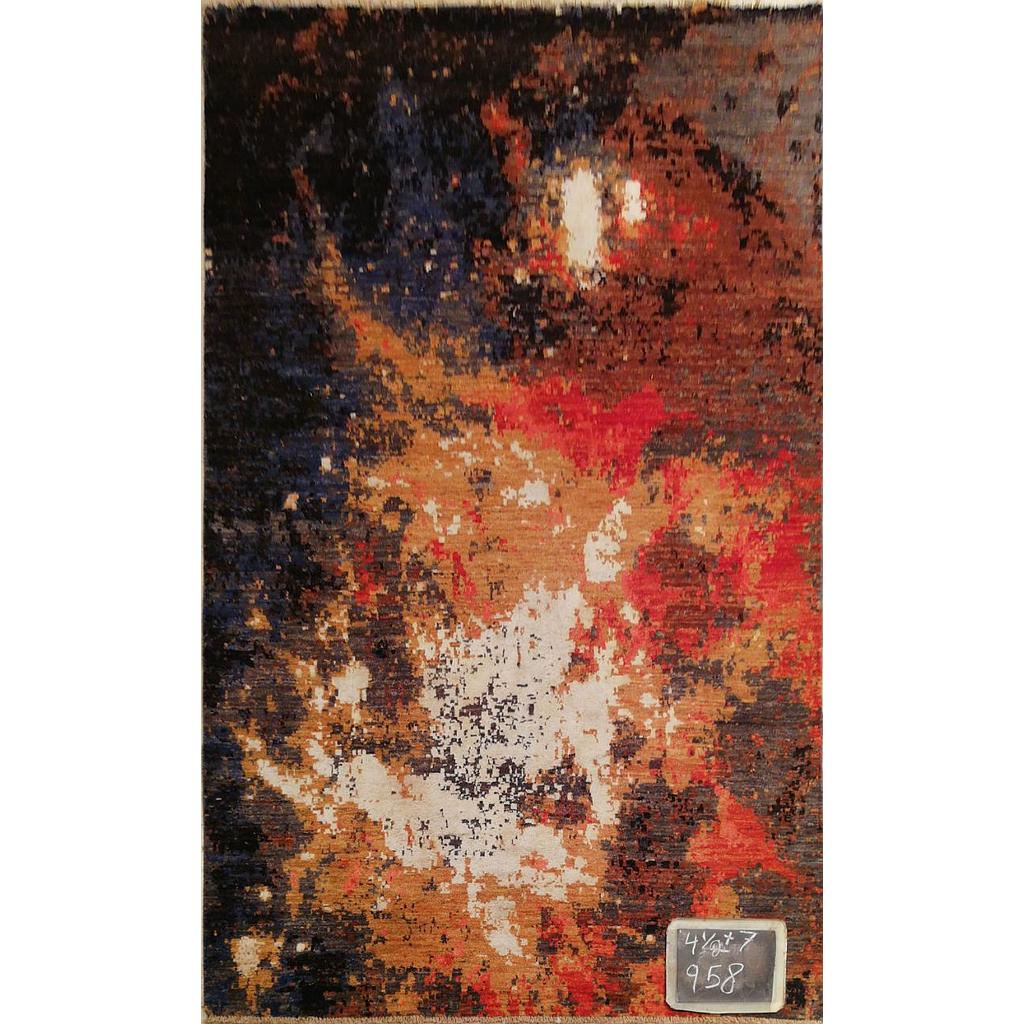 Modern Carpet -Wool&Silk- 4.6x7