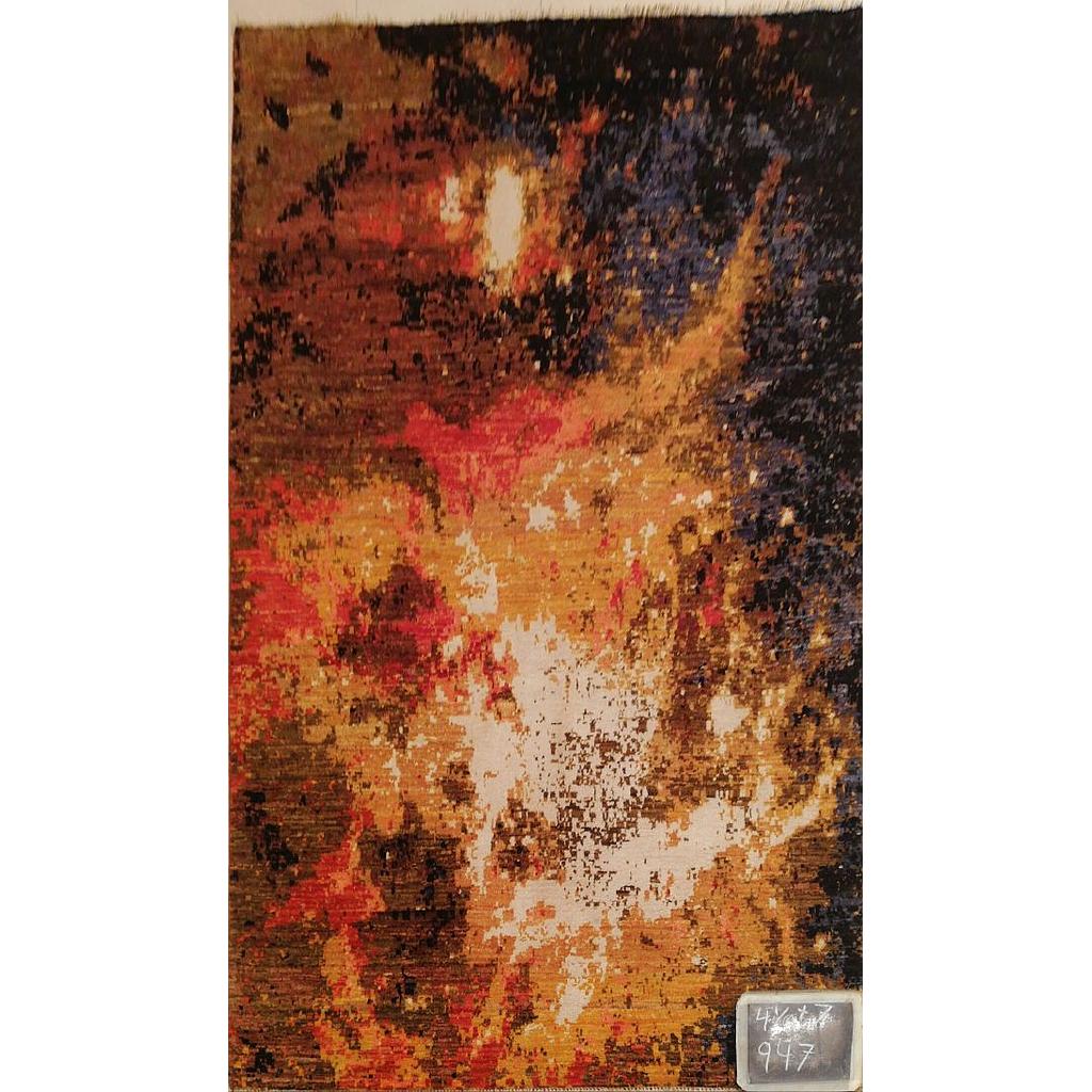 Modern Carpet -Wool&Silk- 4.6x7