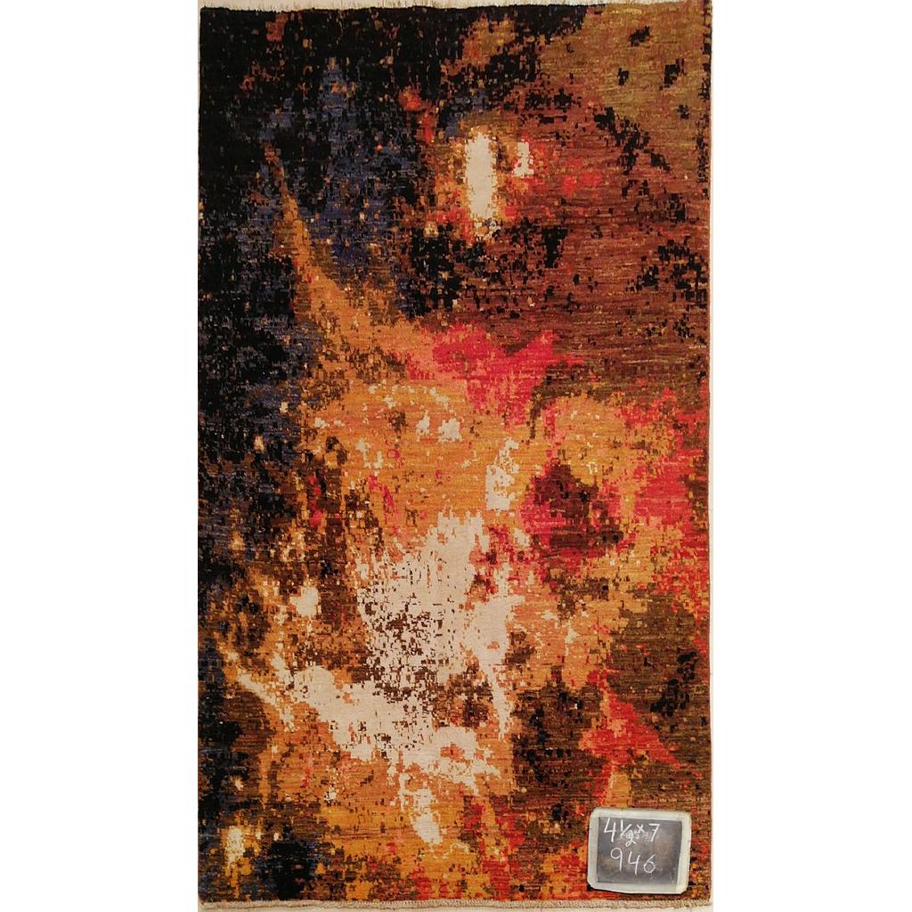 Modern Carpet -Wool&Silk- 4.6x7