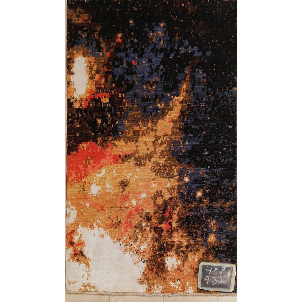 Modern Carpet -Wool&Silk- 4.6x7