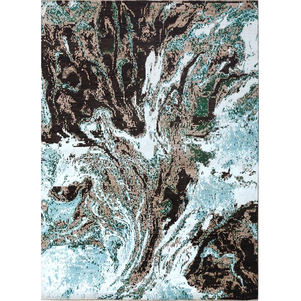 Modern Carpet -Wool&Silk- 8x10