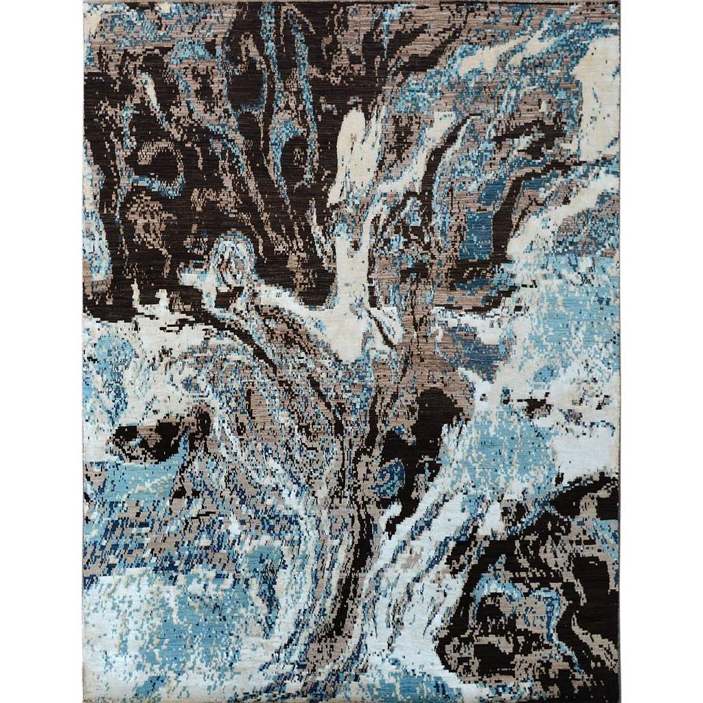 Modern Carpet -Wool&Silk- 8x10