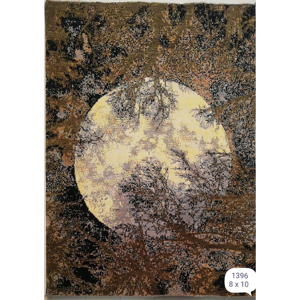 Modern Carpet -Wool&Silk- 8x10