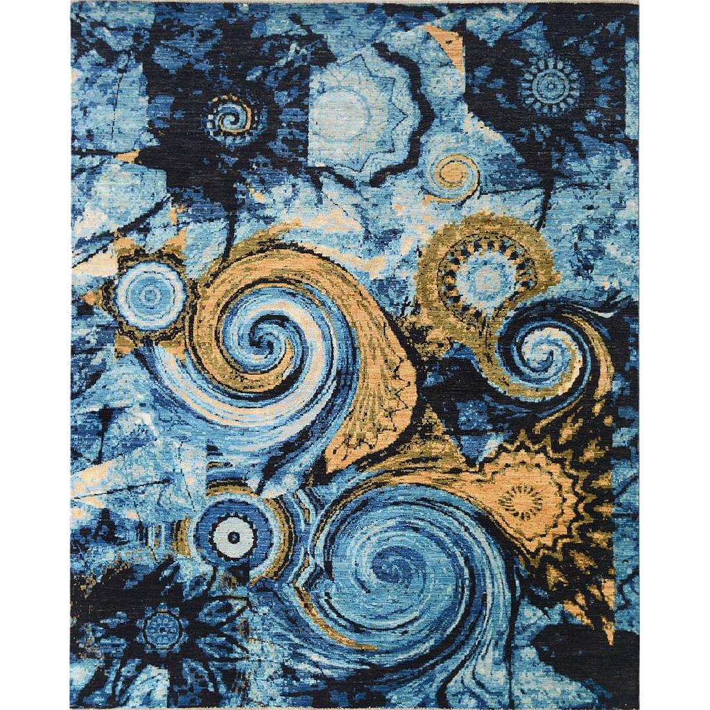 Modern Carpet -Wool&Silk- 9x12