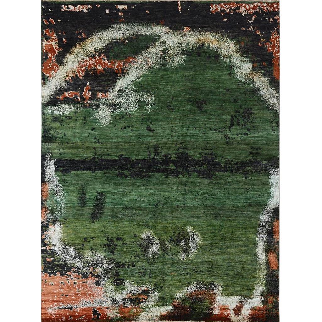 Modern Carpet -Wool&Silk- 9x12