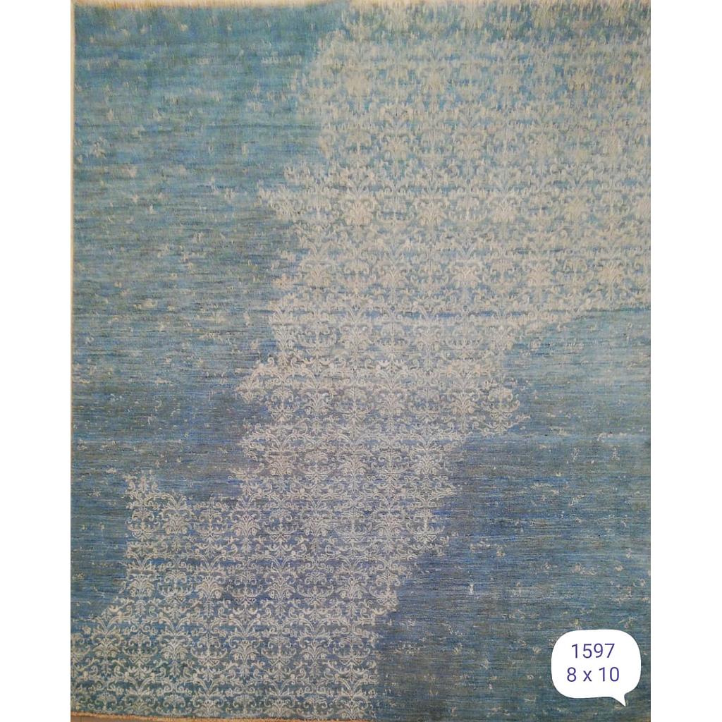 Suzani Carpet -Wool&Silk- 8x10