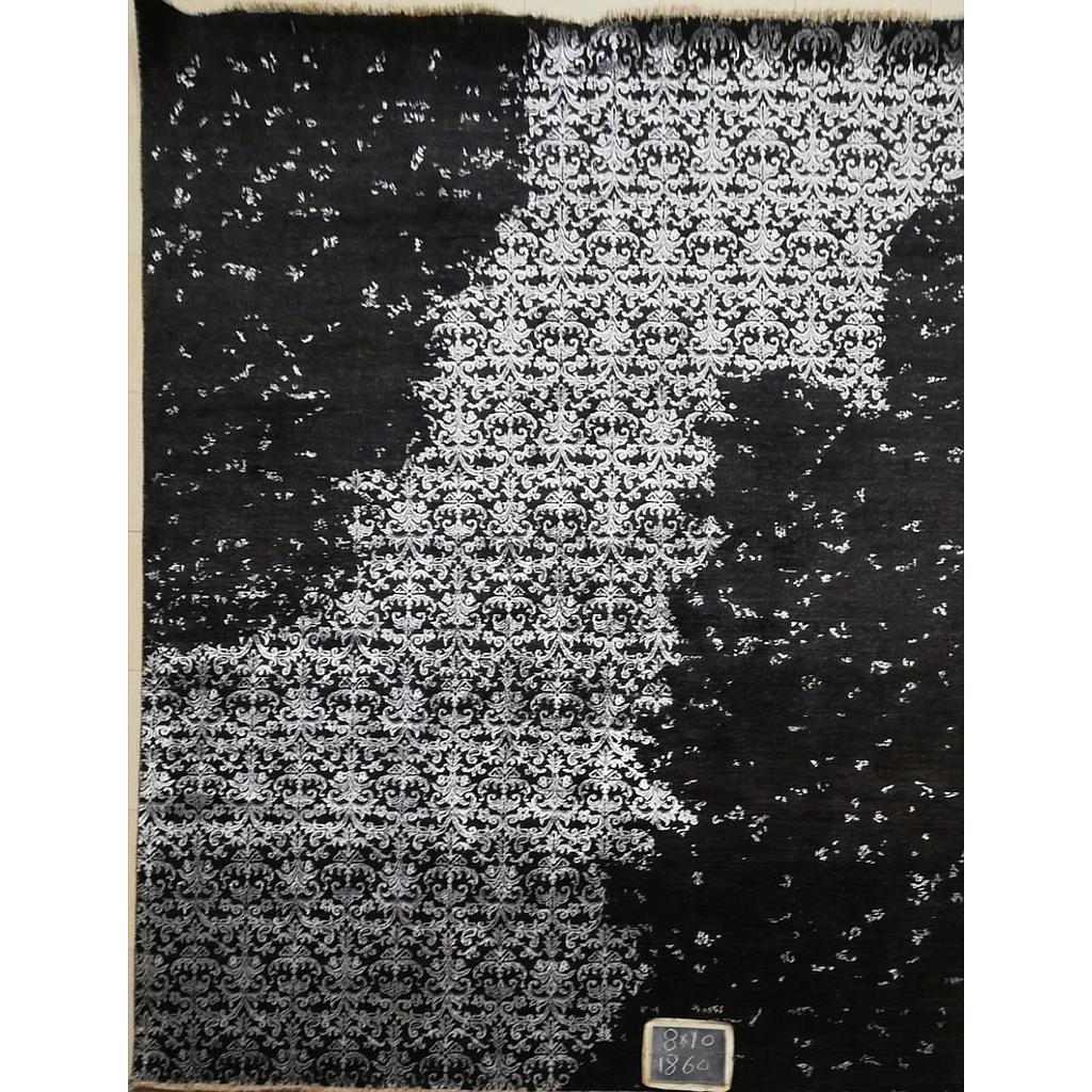 Suzani Carpet -Wool&Silk- 8x10