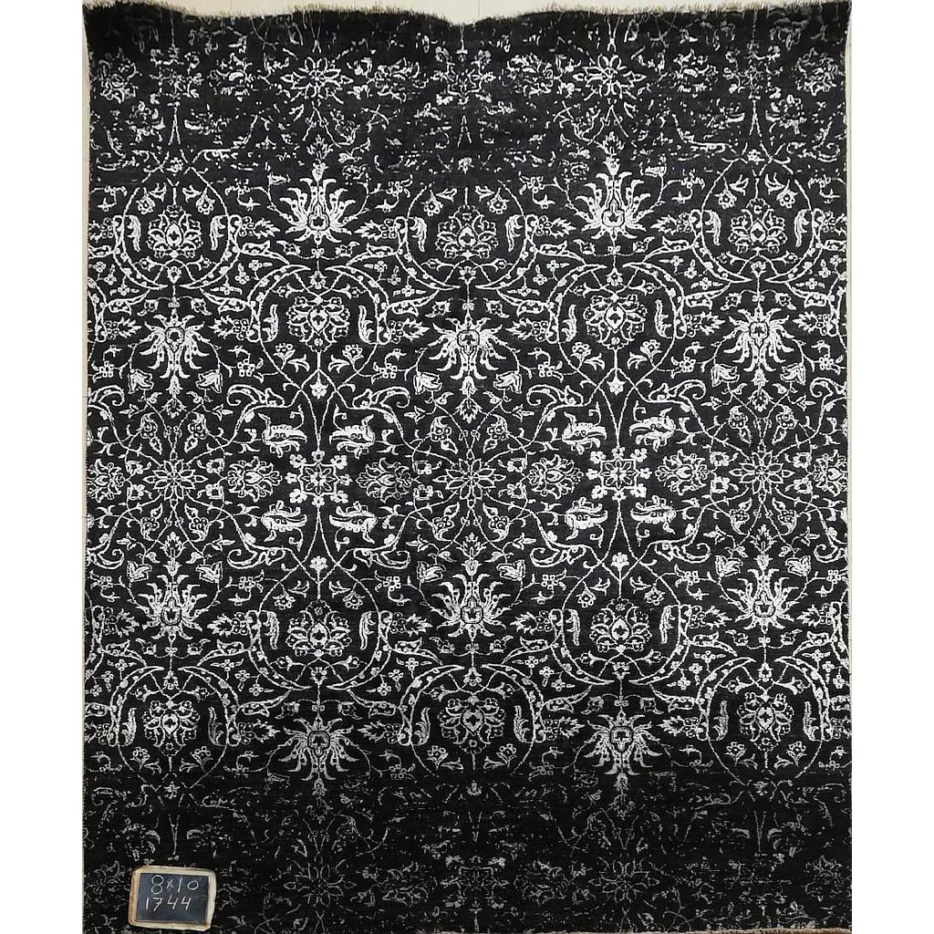 Suzani Carpet -Wool&Silk- 8x10