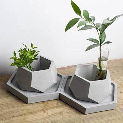 The Dodecahedron Planter - Grey